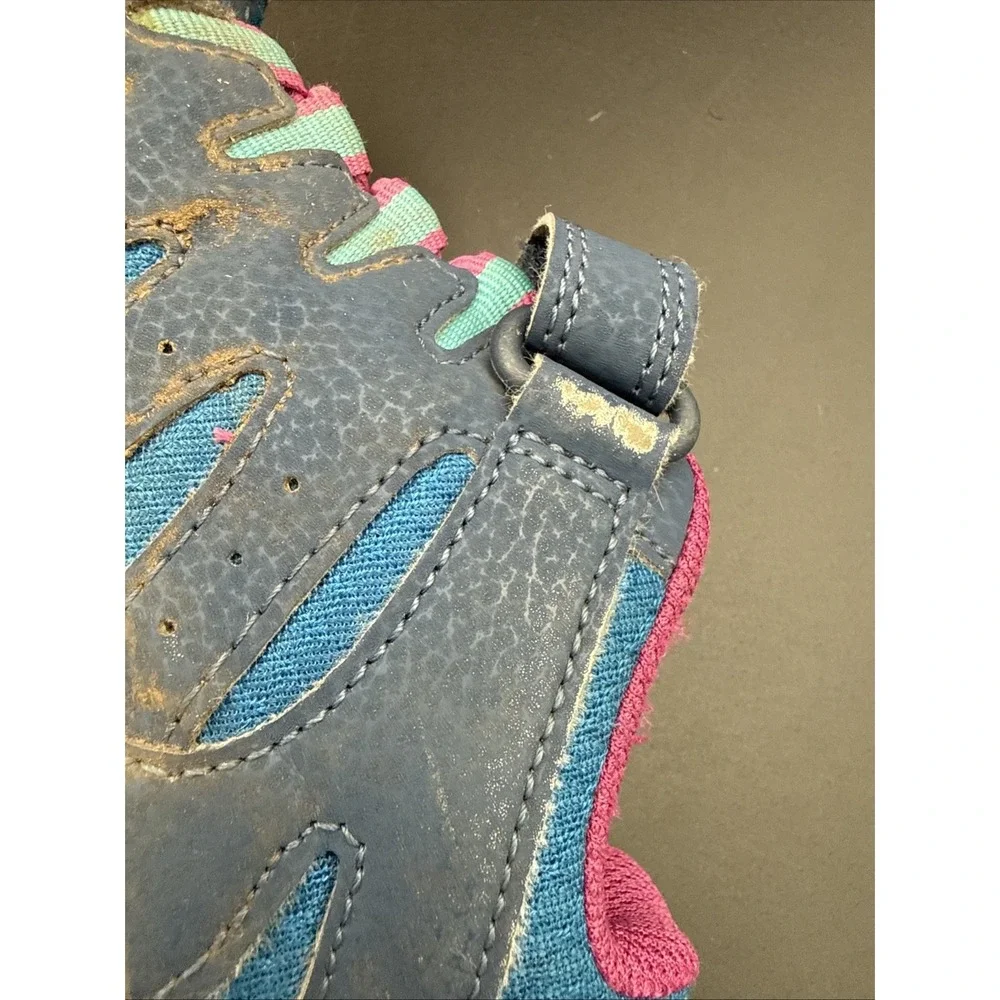 Merrell Outback Mid Hiking Boots Little Girls 12 Pink Blue Trail Outdoor Shoes